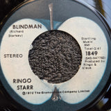 RINGO STARR BACK OFF BOOGALOO PICTURE SLEEVE BLUE TINT LABEL APPLE 1849 BEATLES