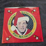PAUL MCCARTNEY WONDERFUL CHRISTMASTIME PICTURE SLEEVE MONO COLUMBIA 1-11162