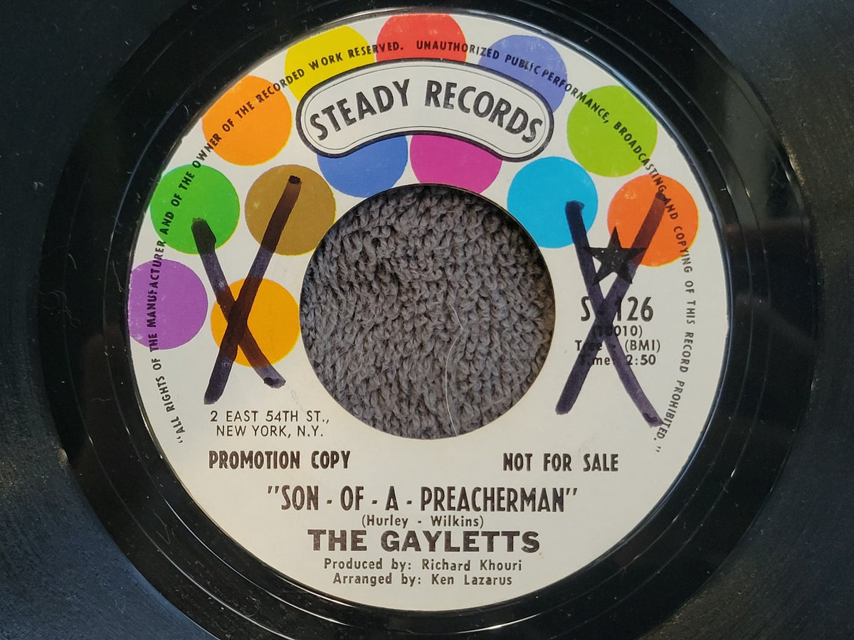 GAYLETTS SON OF A PREACHER MAN THAT'S HOW STRONG MY LOVE IS WHITE LABEL PROMO