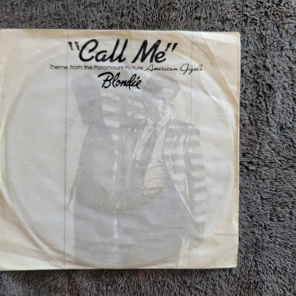 BLONDIE CALL ME IMPORT NETHERLANDS GIORGIO MORODER PS PICTURE SLEEVE