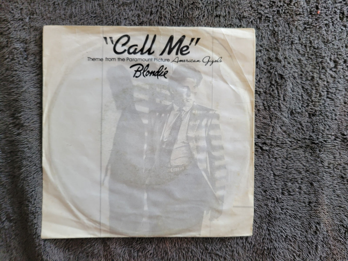 BLONDIE CALL ME IMPORT NETHERLANDS GIORGIO MORODER PS PICTURE SLEEVE