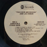 JOHN LEE HOOKER FREE BEER AND CHICKEN WLP WHITE LABEL PROMO