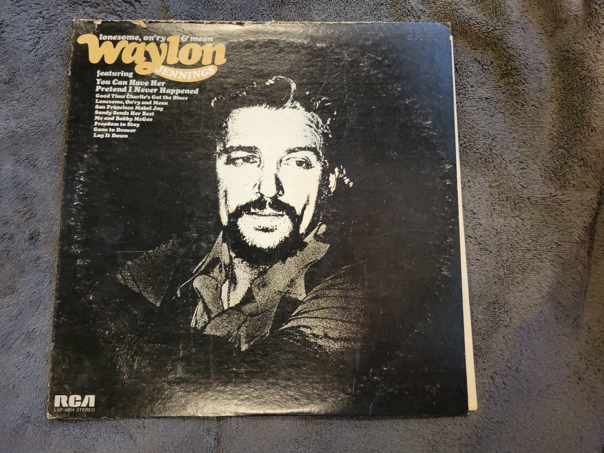 WAYLON JENNINGS LONESOME ONRY AND MEAN