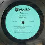 DON DEGRATE SINGERS RIGHT ON MAJESTIC LPS 1044 SOUTHERN GOSPEL