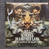 ROLLING STONES BILL WYMAN IN ANOTHER LAND AUTOGRAPHED PICTURE SLEEVE 7"