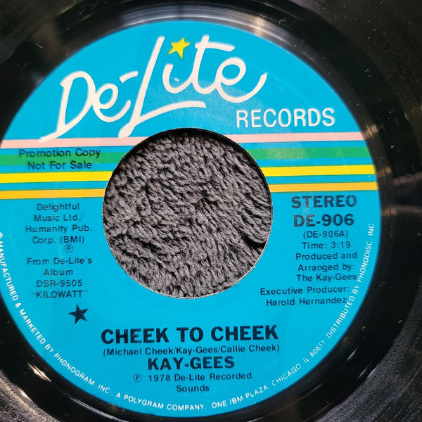 KAY GEES CHEEK TO CHEEK PROMO DE-LITE TANGO HUSTLE DE-906 KAY-GEES
