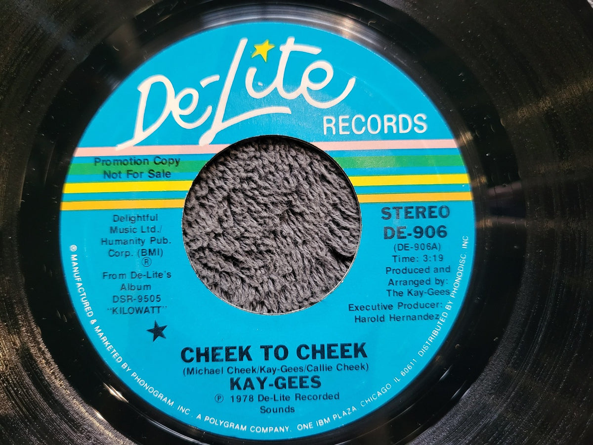 KAY GEES CHEEK TO CHEEK PROMO DE-LITE TANGO HUSTLE DE-906 KAY-GEES