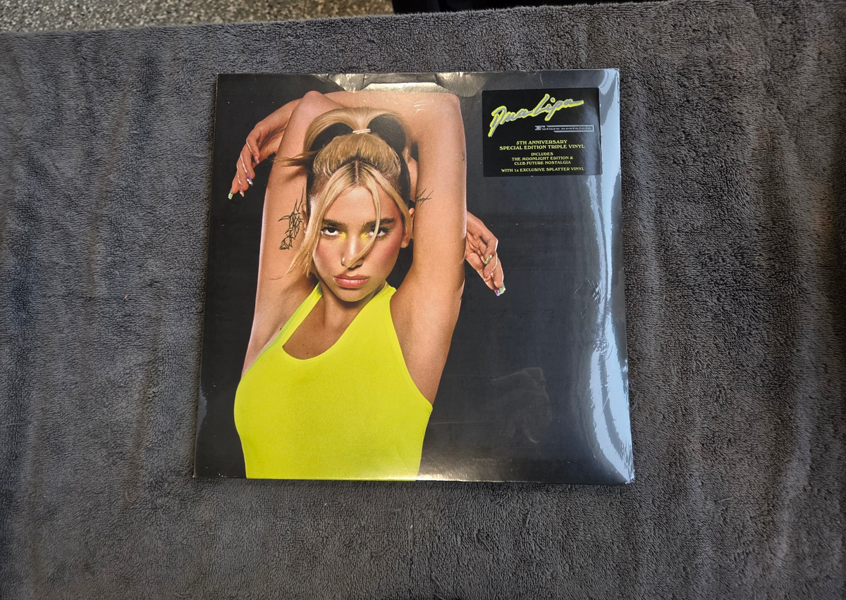DUA LIPA FUTURE NOSTALGIA 5TH ANNIVERSARY SPLATTER NEW SEALED