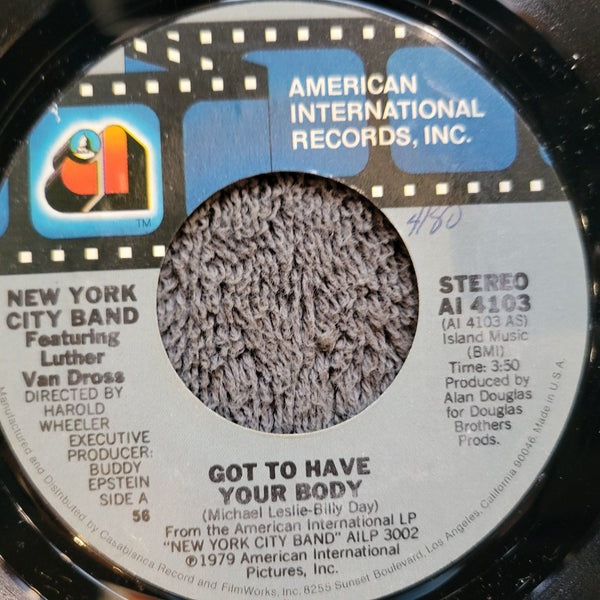 NEW YORK CITY BAND GOT TO HAVE YOUR BODY LUTHER VANDROSS AI 4103 BO DIDDLEY