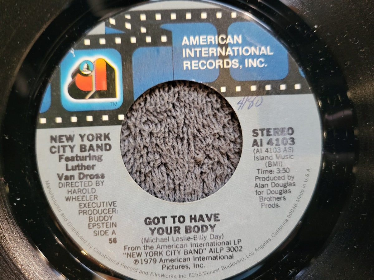 NEW YORK CITY BAND GOT TO HAVE YOUR BODY LUTHER VANDROSS AI 4103 BO DIDDLEY