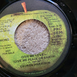 GEORGE HARRISON GIVE ME LOVE GIVE ME PEACE ON EARTH PROMO MONO APPLE PRO 6676