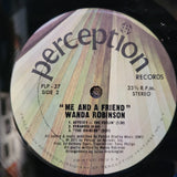 WANDA ROBINSON ME AND A FRIEND POETRY MUSIC PERCEPTION PLP-37