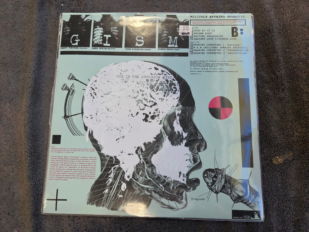 GISM MILITARY AFFAIRS NEUROTIC LIGHT PURPLE BLUE VINYL IMPORT SPAIN