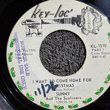 SUNNY & THE SUNLINERS I WANT TO COME HOME FOR CHRISTMAS PROMO KEY-LOC KL-1010