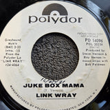LINK WRAY FALLIN' RAIN WHITE LABEL PROMO JUKE BOX MAMA POLYDOR PD 14096 WLP