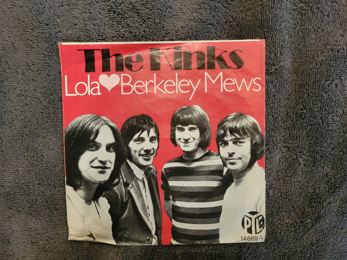 KINKS LOLA BERKELEY MEWS PICTURE SLEEVE GERMAN IMPORT PYE 14 669