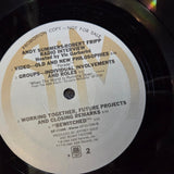 ANDY SUMMERS AND ROBERT FRIPP SPEAK OUT PROMO POLICE KING CRIMSON W/ CUE SHEET