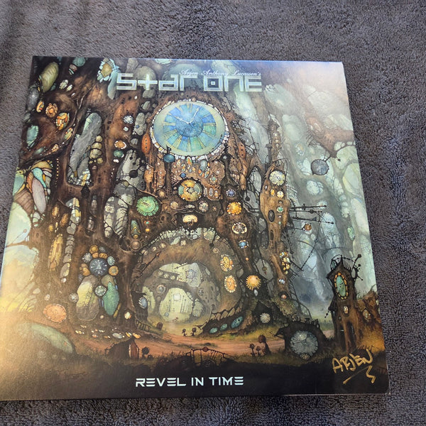 ARJEN ANTHONY LUCASSENS STAR ONE REVEL IN TIME BLUE VINYL AUTOGRAPHED