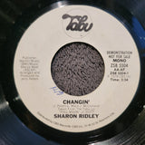 SHARON RIDLEY CHANGIN' WHITE LABEL PROMO WLP MONO TABU ZS8 5504
