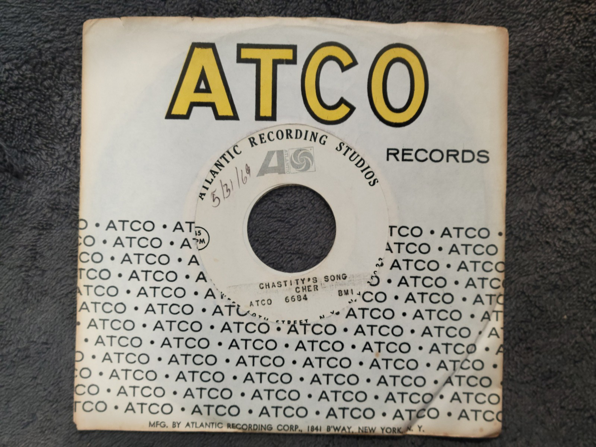 CHER CHASTITY'S SONG TEST PRESSING ATLANTIC ATCO 6684 GUILDED SPLINTERS