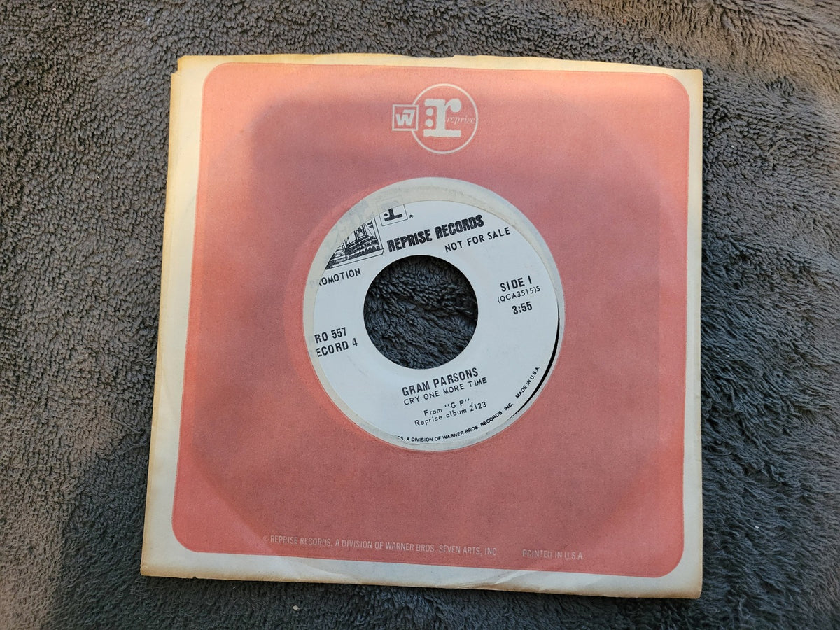 GRAM PARSONS CRY ONE MORE TIME WHITE LABEL PROMO PRO 557 STREETS OF BALTIMORE