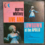 MARVA WHITNEY LIVE AND LOWDOWN AT THE APOLLO KING KS-1079
