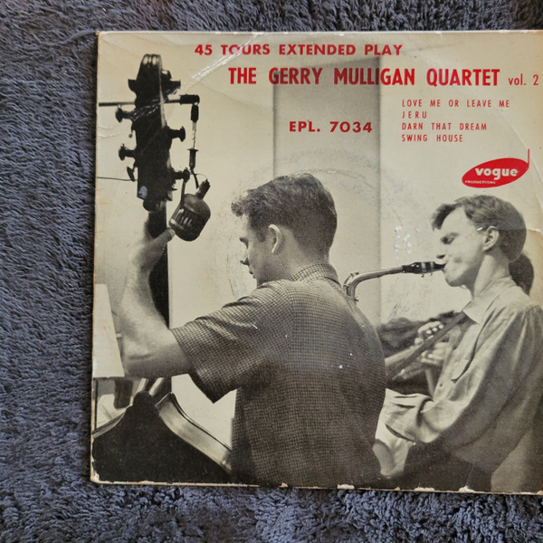 GERRY MULLIGAN QUARTET S/T SELF TITLED VOL 2 IMPORT FRANCE VOGUE PS