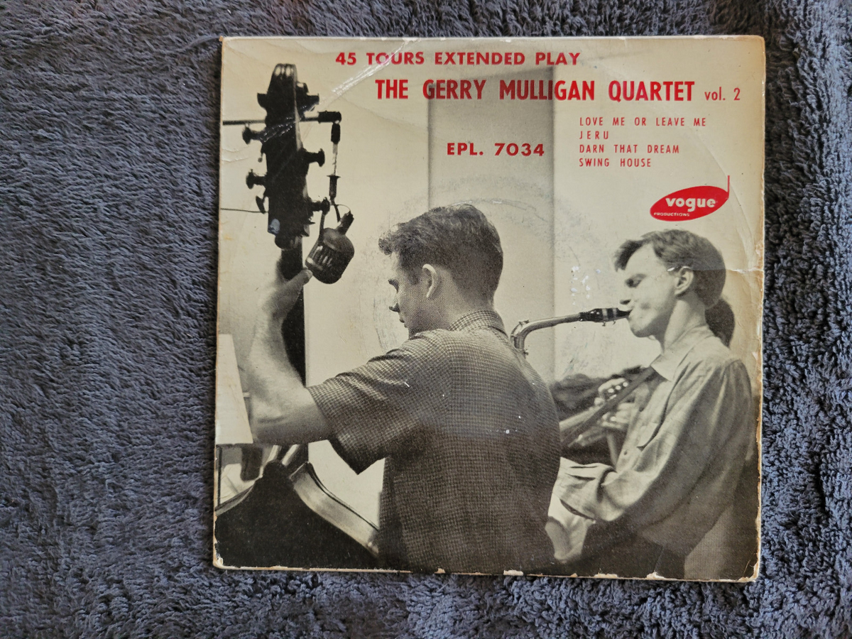 GERRY MULLIGAN QUARTET S/T SELF TITLED VOL 2 IMPORT FRANCE VOGUE PS