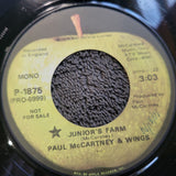 PAUL MCCARTNEY JUNIOR'S FARM MONO PROMO LONG SHORT VERSION P-1875 PRO-6999