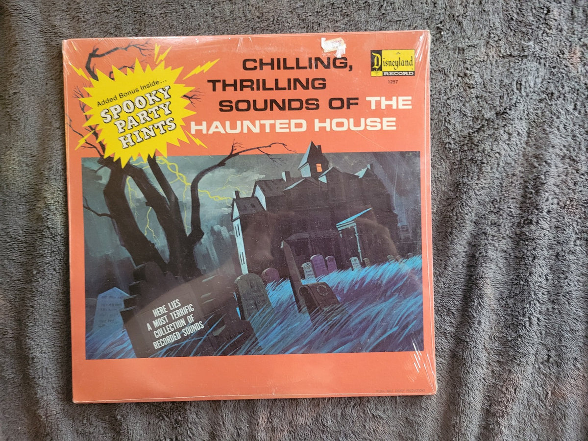 CHILLING THRILLING SOUNDS OF THE HAUNTED HOUSE NEW SEALED WALT DISNEY DISNEYLAND
