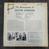 DEXTER GORDON THE RESURGENCE OF FIRST PRESSING JAZZLAND JLP 29
