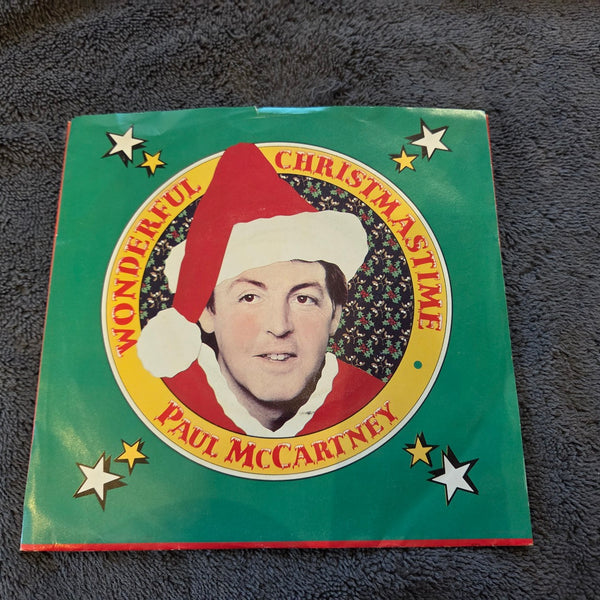 PAUL MCCARTNEY WONDERFUL CHRISTMASTIME PICTURE SLEEVE MONO COLUMBIA 1-11162