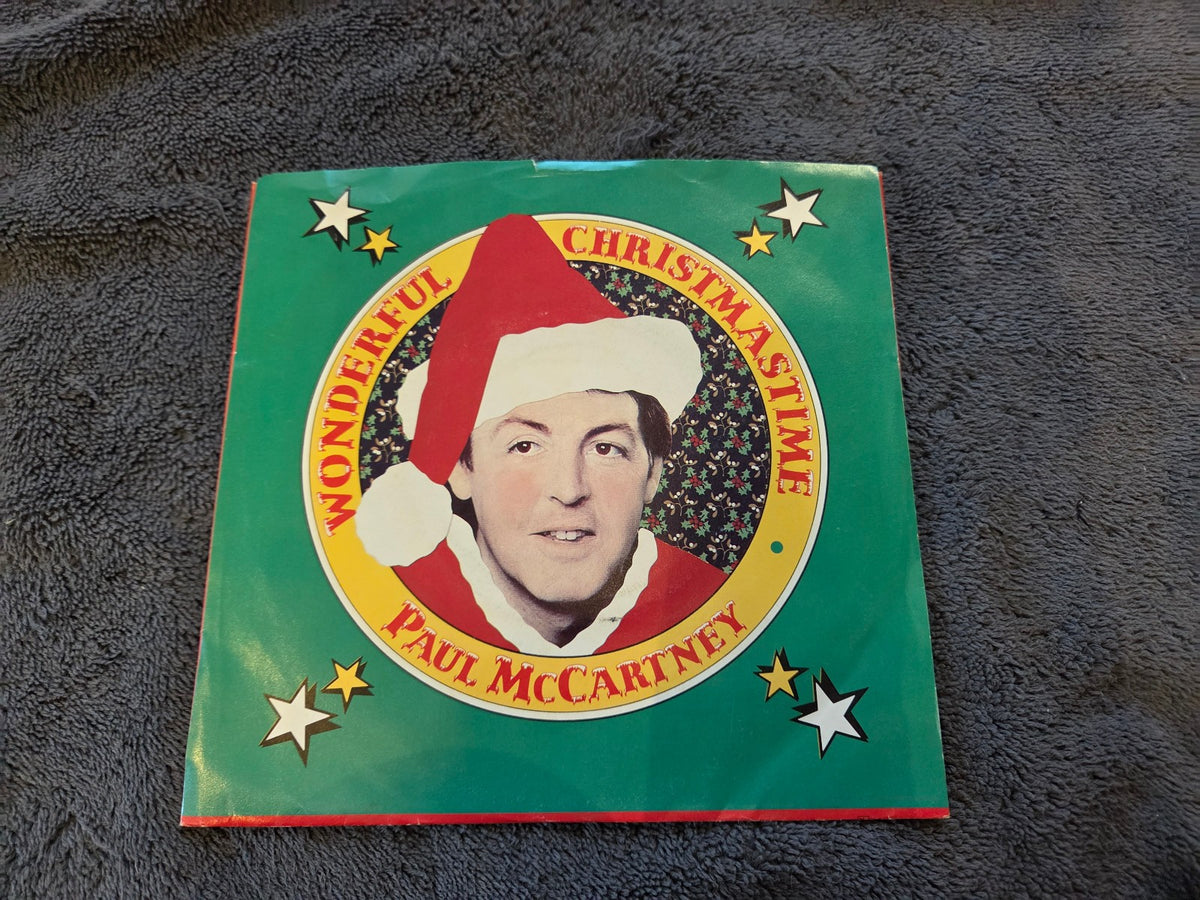 PAUL MCCARTNEY WONDERFUL CHRISTMASTIME PICTURE SLEEVE MONO COLUMBIA 1-11162