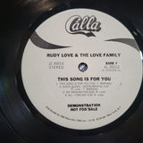 RUDY LOVE AND THE LOVE FAMILY THIS SONG IS FOR YOU