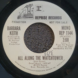 BARBARA KEITH ALL ALONG THE WATCHTOWER WHITE LABEL PROMO MONO REPRISE REP 1144