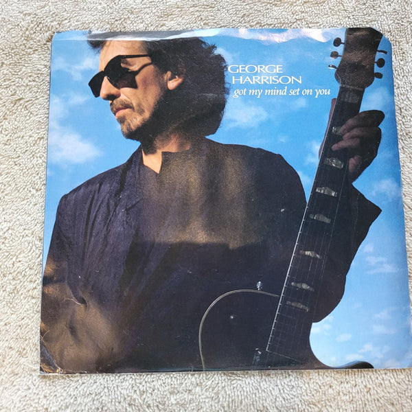 GEORGE HARRISON GOT MY MIND SET ON YOU PROMO PICTURE SLEEVE 7-28178 W/ POSTCARD