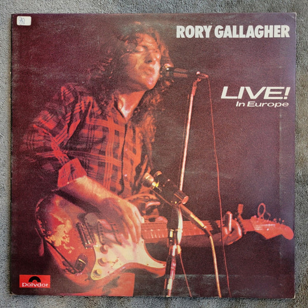RORY GALLAGHER LIVE IN EUROPE UK IMPORT