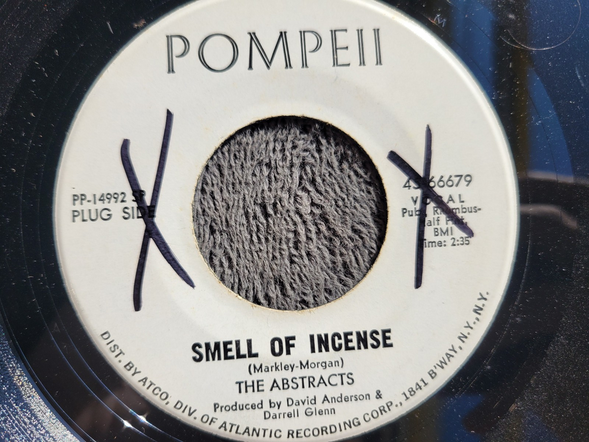 ABSTRACTS SMELL OF INCENSE SEE THE BIRDIES POMPEII WLP WHITE LABEL PROMO