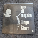 RINGO STARR BACK OFF BOOGALOO PICTURE SLEEVE BLUE TINT LABEL APPLE 1849 BEATLES