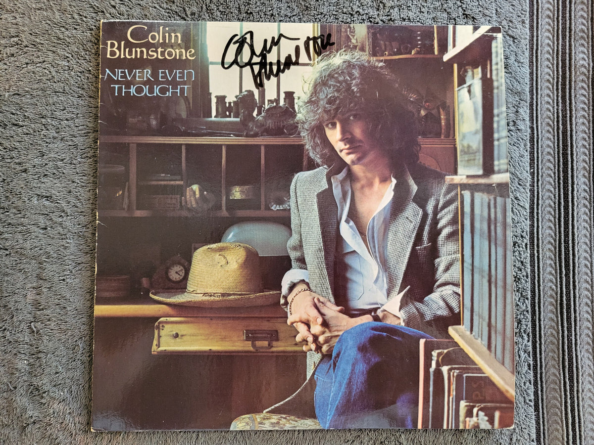 COLIN BLUNSTONE NEVER EVEN THOUGHT AUTOGRAPHED ZOMBIES