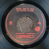 SICK OF IT ALL WE STAND ALONE LIMITED EDITION EP