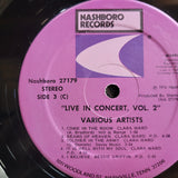 VARIOUS LIVE IN CONCERT WITH VOL 2 NASHBORO RECORDS SOUTHEN GOSPEL FUNK SOUL