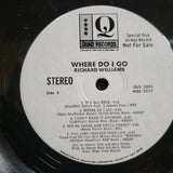 RICHARD WILLIAMS WHERE DO I GO WLP WHITE LABEL PROMO HYPE STICKER