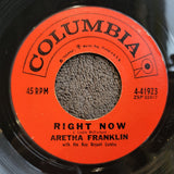 ARETHA FRANKLIN WON'T BE LONG 1961 COLUMBIA 4-41923 RIGHT NOW