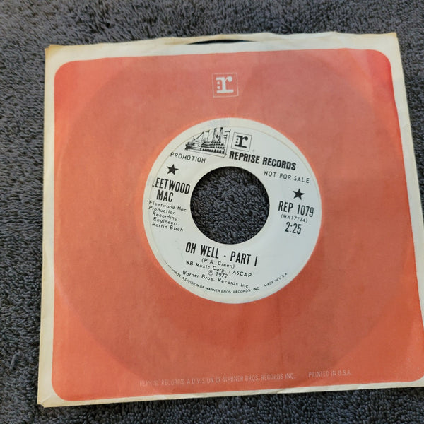 FLEETWOOD MAC OH WELL PT 1 GREEN MANALISHI WHITE LABEL PROMO REPRISE REP 1079