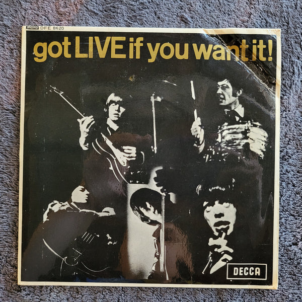 ROLLING STONES GOT LIVE IF YOU WANT IT EP MONO UK IMPORT MONO