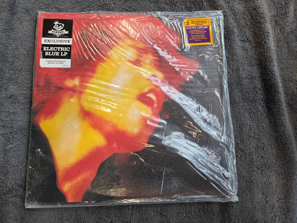 JIMI HENDRIX ELECTRIC LADYLAND BLUE VINYL LIMITED EDITION NEW SEALED NEWBURY
