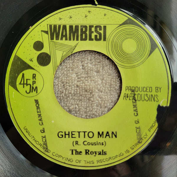 ROYALS GHETTO MAN OONGAN WAMBESI JAMAICA IMPORT REGGAE