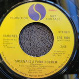 RAMONES SHEENA IS A PUNK ROCKER PROMO MONO PICTURE SLEEVE RE SIRE SRE 1006