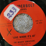 MIGHTY SENSATIONS LOVE WHERE IT'S AT THUNDERBOLT ZSN 1011 THE OREO SONG